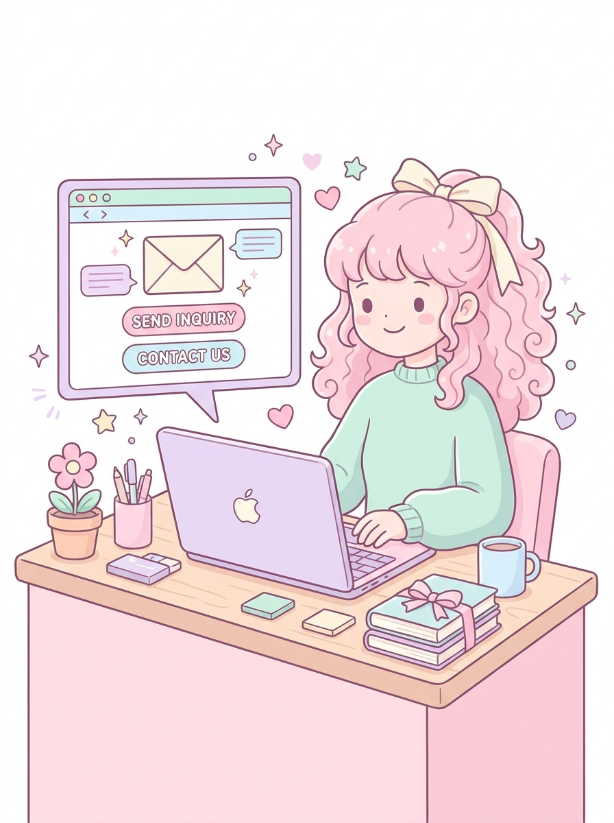 Friendly customer support illustration