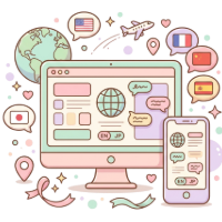 Multilingual Web icon